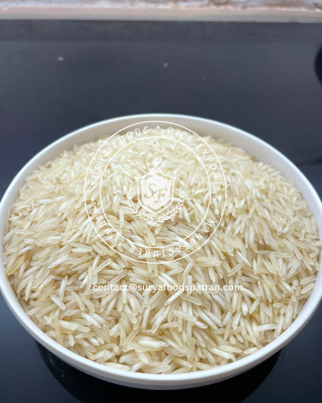 1509 Basmati Rice top view